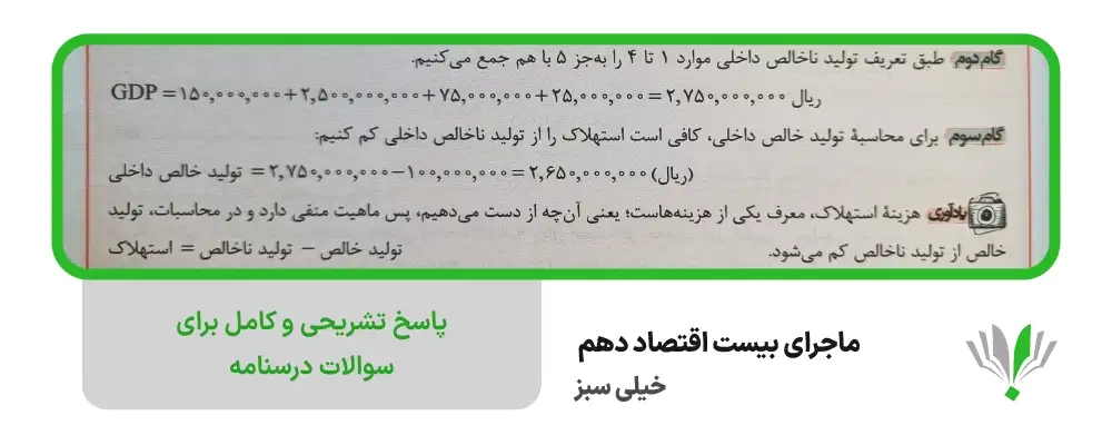 ماجرای بیست اقتصاد دهم خیلی سبز | چی بخونم