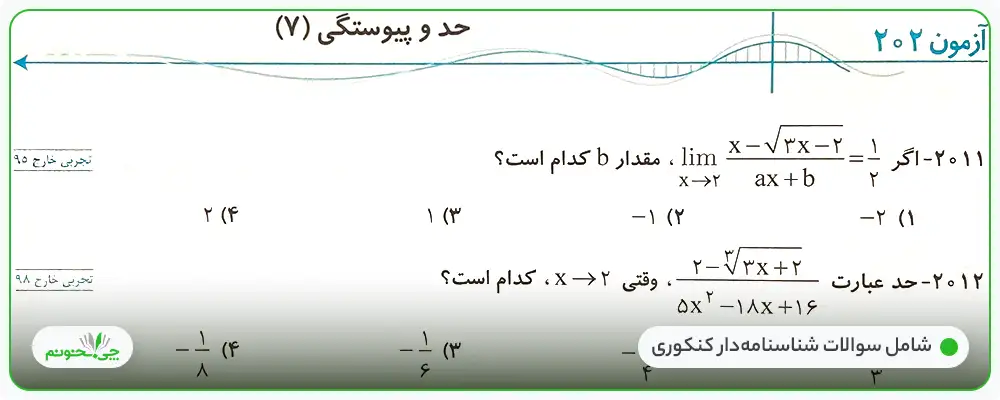 بهترین کتاب های کنکور تجربی 1404 برای درس ریاضی | چی بخونم