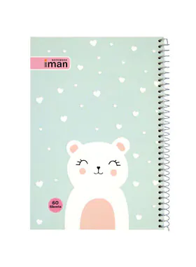 دفتر مشق 60 برگ ایمان طرح حیوانات 10