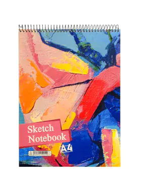 دفتر طراحی 60 برگ سایز A4 آوای تحریر طرح 3