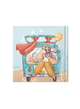 دفتر یادداشت 120 برگ جلد سخت مسترنوت طرح 18