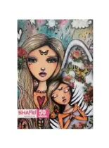 دفتر مشق 50 برگ شفیعی طرح دخترانه 5