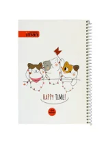 دفتر مشق 60 برگ ایمان طرح حیوانات 6