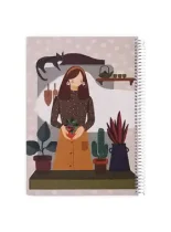 دفتر مشق 80 برگ مسترنوت طرح دخترانه 2