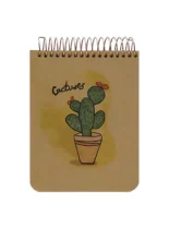 دفتر یادداشت 70 برگ جلد کرافت سویل طرح 8