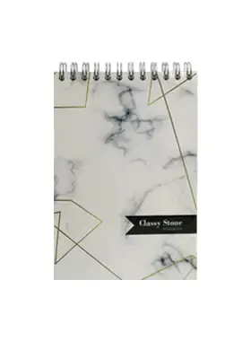 دفتر یادداشت 80 برگ جلد سخت پاپکو مدل PN-6158 طرح 7