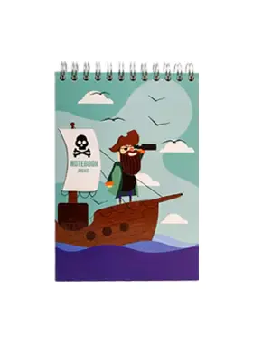 دفتر یادداشت 80 برگ جلد سخت پاپکو مدل PN-6158 طرح 2