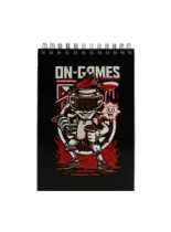 دفتر یادداشت 80 برگ جلد سخت پاپکو مدل PN-6158 طرح 3