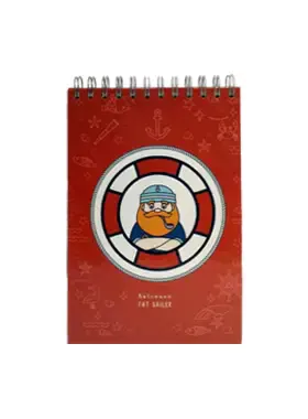 دفتر یادداشت 80 برگ جلد سخت پاپکو مدل PN-6158 طرح 4