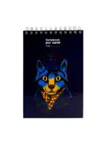 دفتر یادداشت 80 برگ جلد سخت پاپکو مدل PN-6158 طرح 6