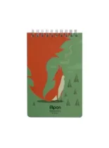 دفتر یادداشت 80 برگ سایز متوسط الیپون طرح 8