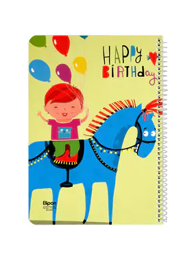 دفتر نقاشی 60 برگ الیپون طرح حیوانات 5