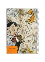 دفتر مشق 80 برگ آزاده طرح کارتونی 4