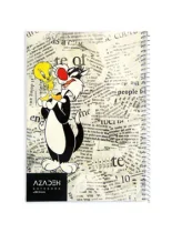 دفتر مشق 80 برگ آزاده طرح کارتونی 6