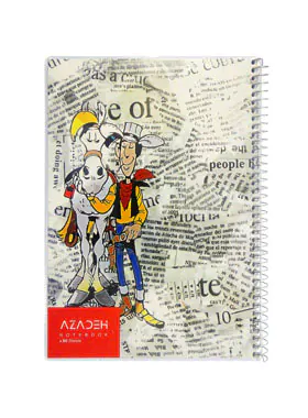 دفتر مشق 80 برگ آزاده طرح کارتونی 8