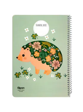 دفتر نقاشی 40 برگ الیپون طرح فانتزی 6