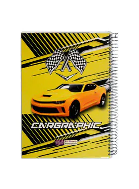 دفتر مشق 80 برگ دایان طرح ماشین 3