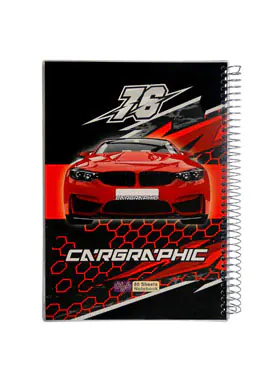 دفتر مشق 80 برگ دایان طرح ماشین 4