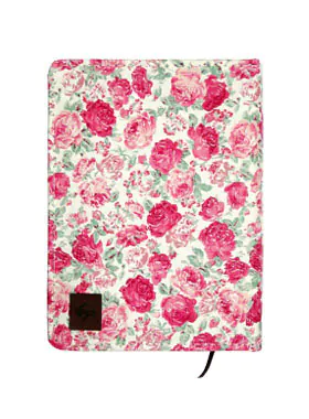 دفتر یادداشت 120 برگ جلد پارچه ای دوکا طرح گل 12