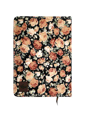 دفتر یادداشت 120 برگ جلد پارچه ای دوکا طرح گل 5