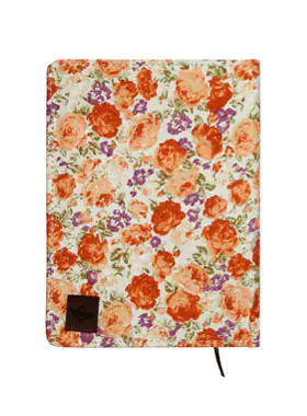 دفتر یادداشت 120 برگ جلد پارچه ای دوکا طرح گل 7