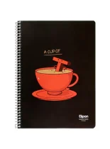 دفتر زبان 60 برگ 2 خط الیپون طرح 5