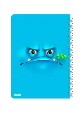 دفتر مشق 50 برگ مستر راد طرح ایموجی 2