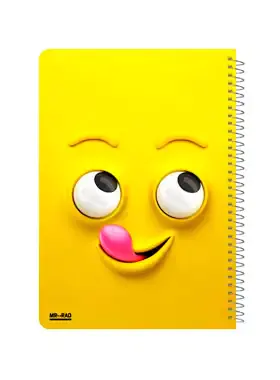 دفتر مشق 50 برگ مستر راد طرح ایموجی 6