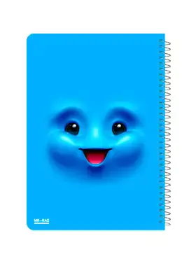 دفتر مشق 50 برگ مستر راد طرح ایموجی 7