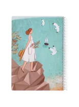 دفتر مشق 50 برگ مسترنوت طرح دخترانه 9