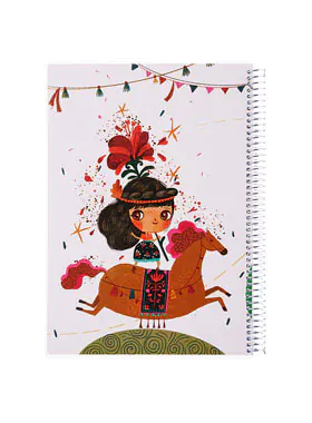 دفتر مشق 50 برگ مسترنوت طرح دخترانه 3