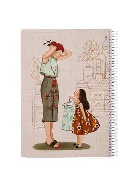 دفتر مشق 50 برگ مسترنوت طرح دخترانه 8