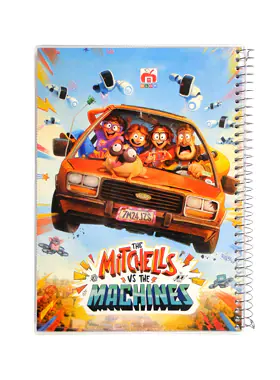 دفتر نقاشی 100 برگ نهال آلما طرح کارتونی 6