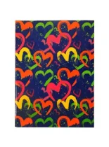 دفتر کلاسوری 100 برگ 26 حلقه آزاده طرح 2