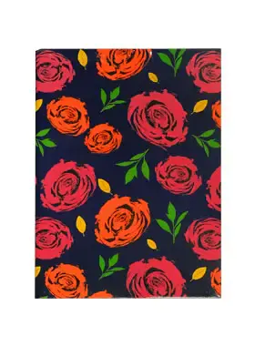 دفتر کلاسوری 100 برگ 26 حلقه آزاده طرح 3