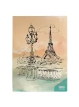 دفتر کلاسوری 100 برگ 26 حلقه الیپون طرح 4