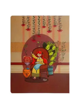 دفتر کلاسوری 100 برگ 26 حلقه دایان طرح 6