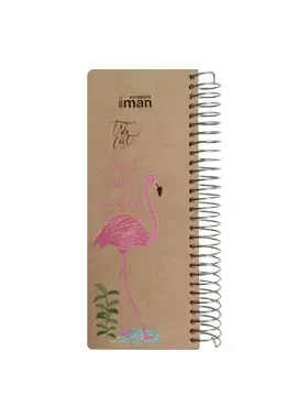 دفتر تودولیست 120 برگ MDF ایمان طرح 2