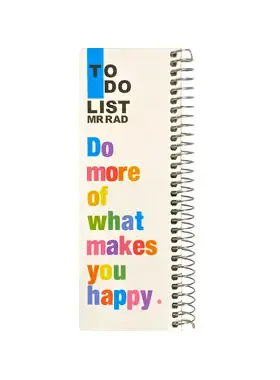 دفتر تودولیست 75 برگ مستر راد طرح 7
