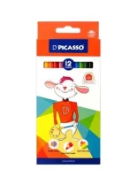 مداد رنگی 12 رنگ پیکاسو مدل GOL12C طرح 3